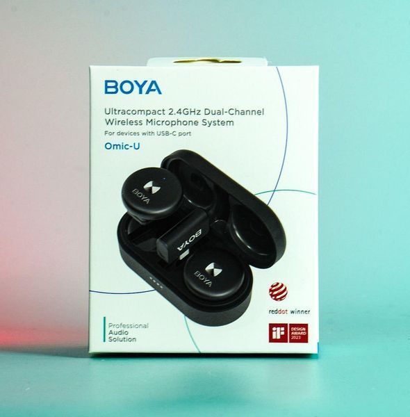 BOYA Omic-U &mdash; компактний мікрофон із двома передавачами та приймачем Type-C 2.4 ГГц В106445 фото