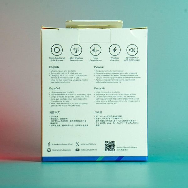 BOYA Omic-U &mdash; компактний мікрофон із двома передавачами та приймачем Type-C 2.4 ГГц В106445 фото