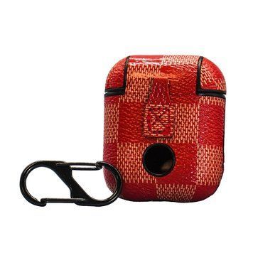 Чохол для навушників U-Like Leather Protective Case для Airpods Red 555223_ фото