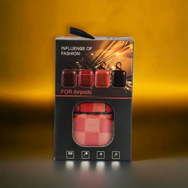 Чехол для наушников U-Like Leather Protective Case для Airpods Red 555223_ фото