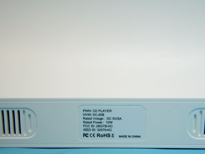 CD-проигрыватель с AUX-выходом и поддержкой форматов CD/CD-R/CD-RW A354657 фото