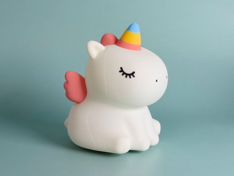 Мила лампа-єдиноріг Crtivetoys Unicorn &ndash; LED нічник для дитячої та дорослої спальні Т!3435465768 фото