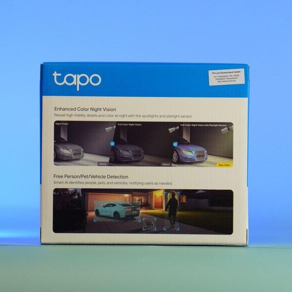 TP-Link Tapo C420 &mdash; смарт-камера відеоспостереження з двостороннім зв&rsquo;язком, захистом від вологи та чіткою нічною зйомкою 777545 фото