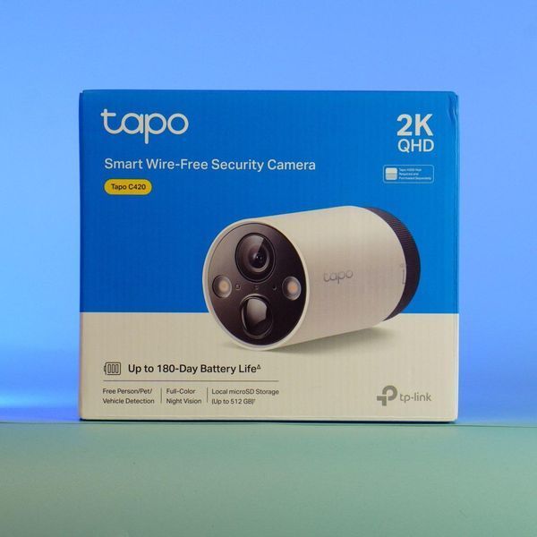 TP-Link Tapo C420 &mdash; смарт-камера відеоспостереження з двостороннім зв&rsquo;язком, захистом від вологи та чіткою нічною зйомкою 777545 фото