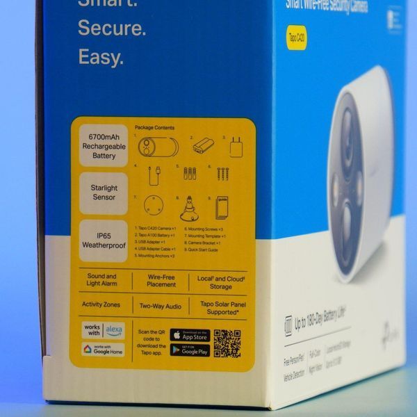 TP-Link Tapo C420 &mdash; смарт-камера відеоспостереження з двостороннім зв&rsquo;язком, захистом від вологи та чіткою нічною зйомкою 777545 фото