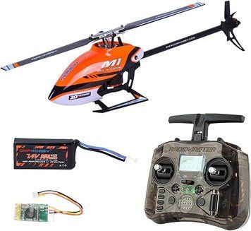 Радіокерований вертоліт OMPHOBBY M1V1RTF Pro-Ready 3D для дорослих з RadioMaster Pocket SFHSS T121324567 фото