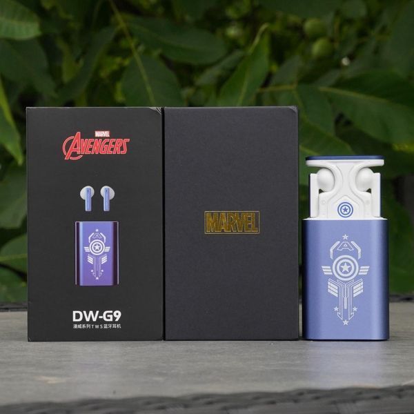 Нові бездротові навушники Капітан Америка DW-G9 ENC RGB Bluetooth Cos А65335 фото