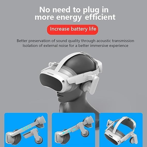 Ушные амбушуры P2 VR для Pico 4, сменные наушники для наушников Pico 4 Pro VR 555s 3939 фото