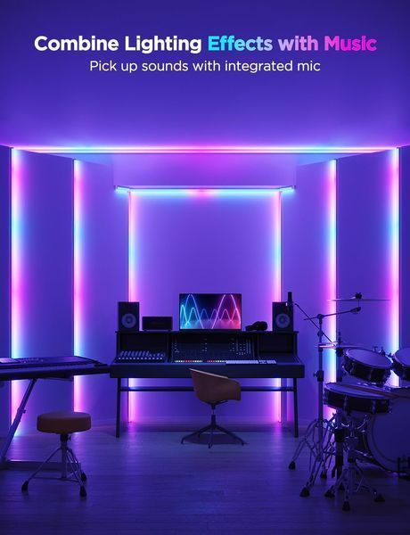 LED стрічка Govee RGBIC 10м, Smart Wi-Fi, Alexa/Google, з дифузором 555L 9323 фото