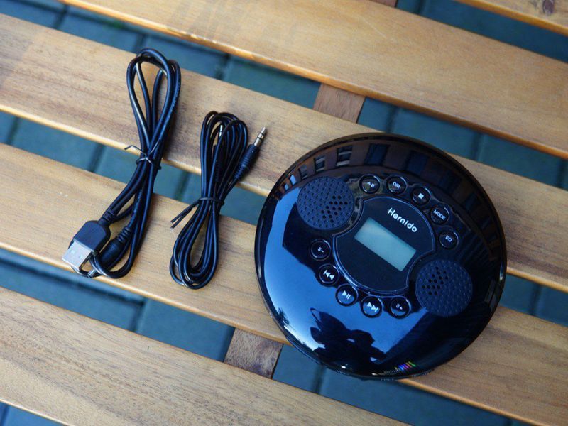Портативный CD-плеер Hernido CD Player PC-0301B CD-плеер с проводными наушниками в комплекте(повреждения упаковки) Т77577485 фото