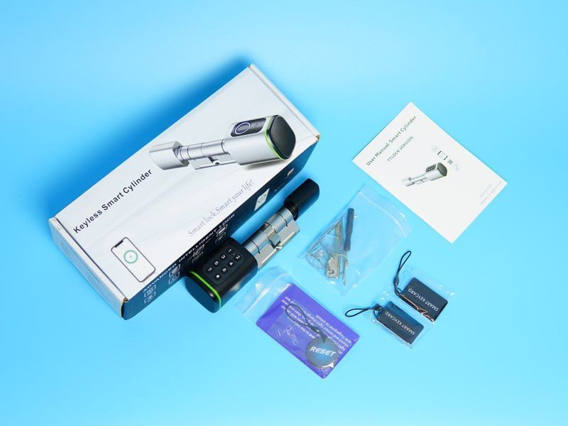 Смарт-замок SEVEN LOCK SL-7774BF &mdash; захист дому та офісу, управління доступом через відбиток пальця, код або ключ R76578 фото