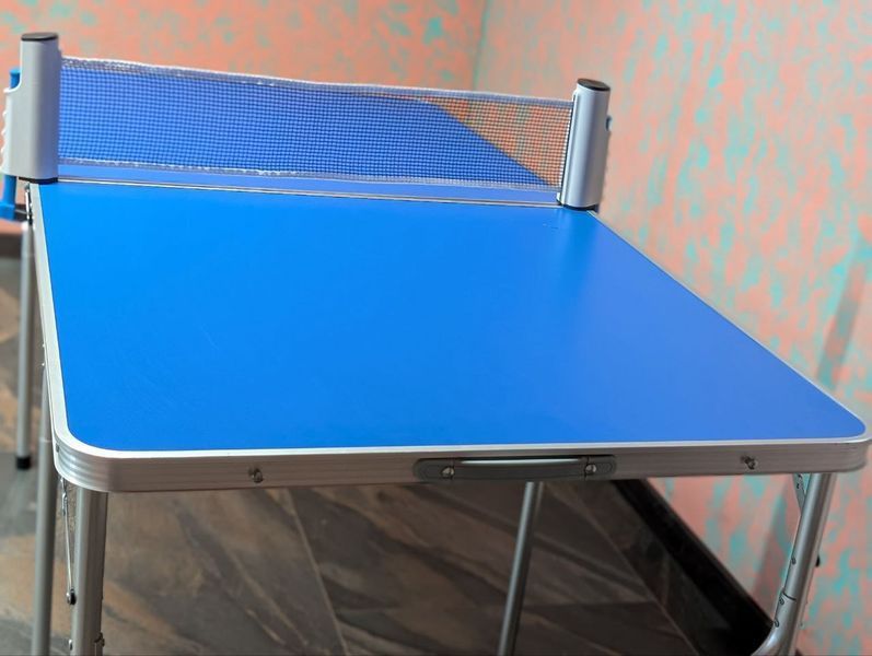Міні тенісний стіл складаний Avko TT01, переносний (уцінка, стрижні на поверхні) 7777656765 фото