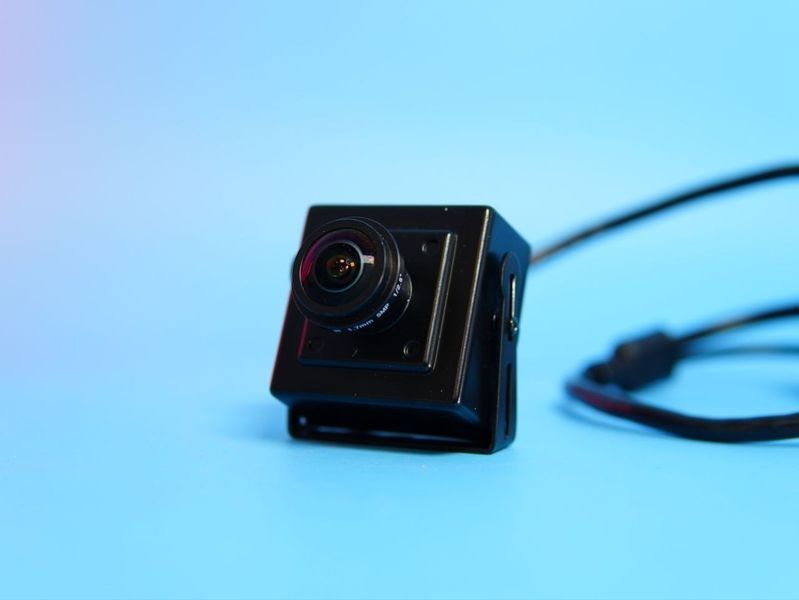Міні IP камера 5MP PoE, 2880&times;1620, fisheye 170&deg;, microSD до 256GB, детекція руху а1 7655 фото