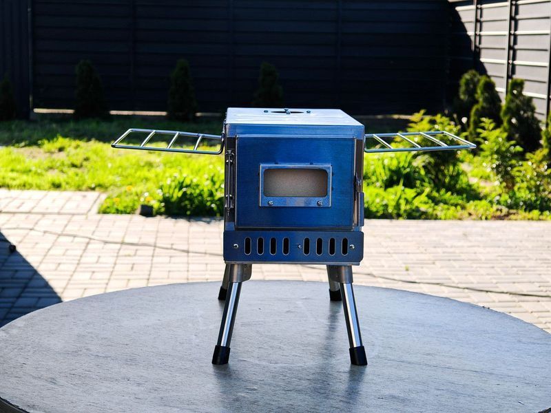 Складана туристична піч з портативним акумулятором &ndash; зручність і мобільність для відпочинку на природі та походів 7776435 фото