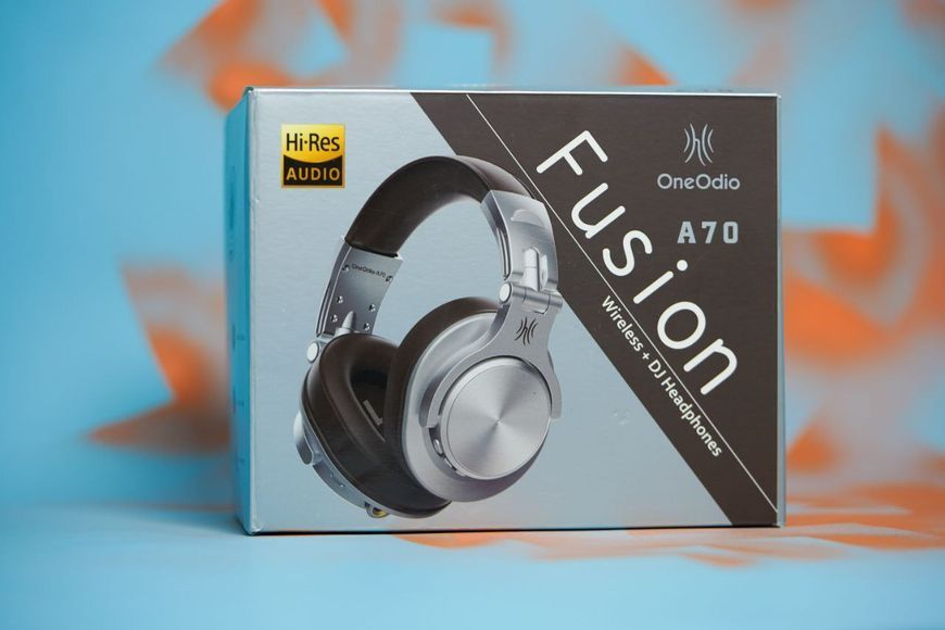 Навушники Oneodio Fusion A70 Black/Silver &mdash; професійний звук, глибокі баси та комфортне прослуховування А232435465768 фото