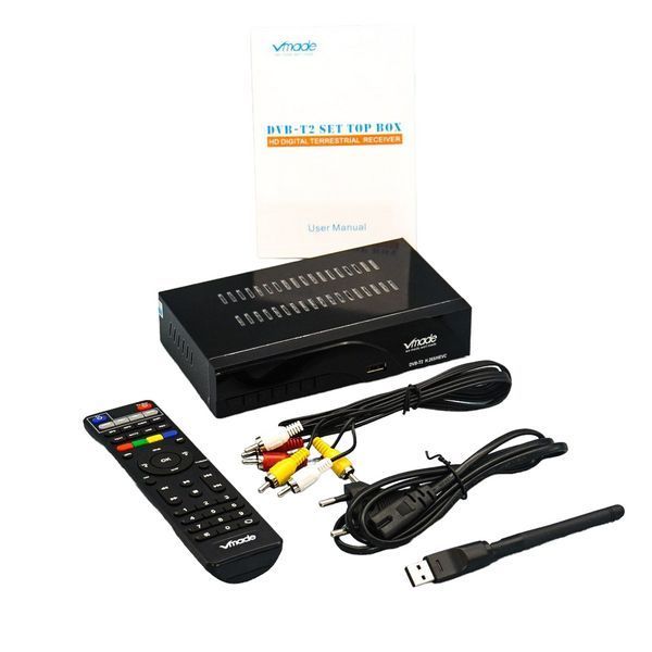 Vmade K6 FULL HD 1080P Англійська мова Телевізійна приставка Цифровий ТВ-тюнер і USB, WiFi &mdash; YouTube 5555335 фото