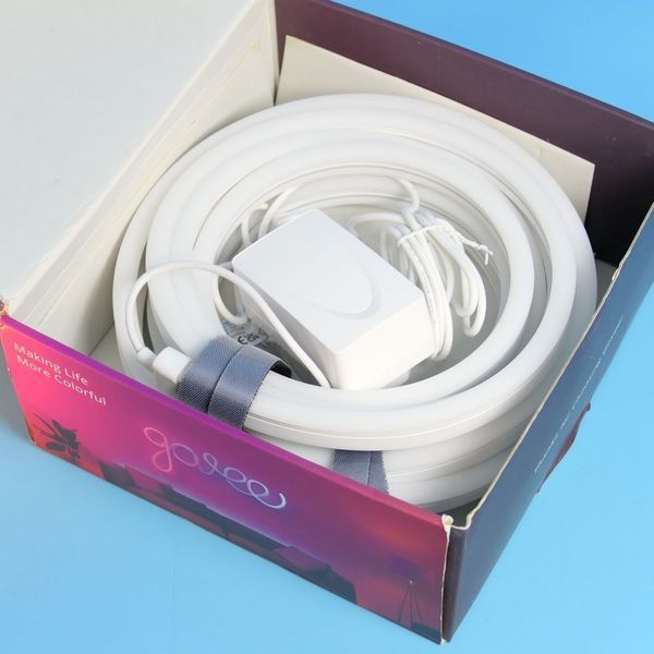 Розумна LED-стрічка Govee H61A2 Neon LED Strip Light, 5 м, біла, H61A23D1 555L 3533 фото