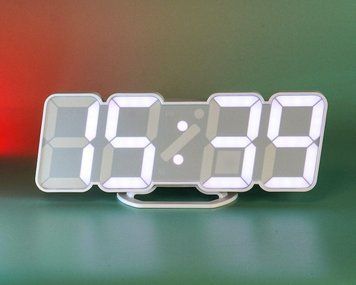 Настільні годинники LY 1089 з білою підсвіткою &ndash; стиль і точність у кожній секунді А6643 фото