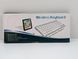 Клавіатура бездротова UKC BK-3001 Wireless Keyboard Bluetooth Silver 777456 фото 4