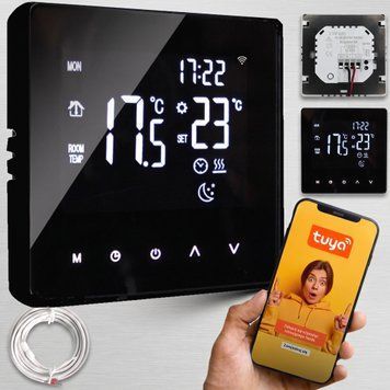 Электронный комнатный термостат Cronos DY107, Wi-Fi, цифровой контроллер температуры 55553$457 фото