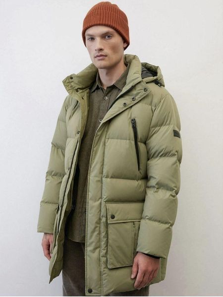 Мужская куртка Marc O'Polo зеленая &mdash; стиль, комфорт и надежная защита от непогоды в одном изделии 000 фото