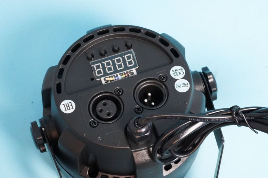 Компактный LED прожектор MINI PAR-12 DMX-T3 &ndash; сценический прибор с 12 диодами для шоу-программ, дискотек и презентаций Т753464758 фото