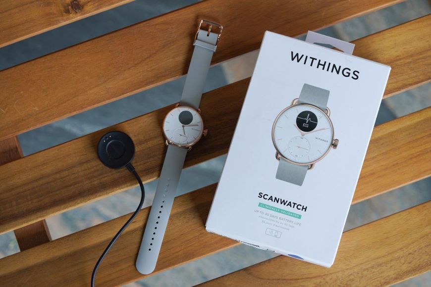 Смарт-годинник Withings ScanWatch 38mm Rose Gold(витринный вариант, состояние идеальное, комплект полный) А1234567 фото