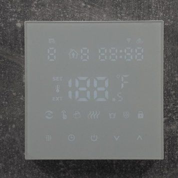 Термостат кімнатний Tuya для електричної теплої підлоги Wifi (16A) black А6543456 фото