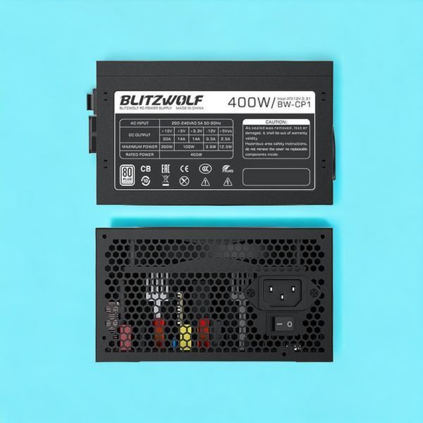 Блок живлення BlitzWolf BW-CP1 400W/600W ATX &ndash; стабільність і ефективність для вашого ПК А87545566 фото