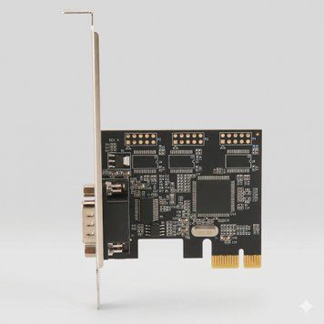 Послідовний адаптер з одним портом PCIe X1 RS232 PCI Express на RS232 конвертер R6 9299 фото