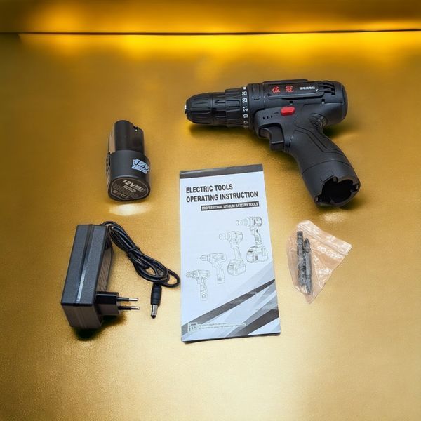Акумуляторний шурупокрут Kraft&Dele KD1696 12 В &mdash; зручний та надійний помічник для роботи вдома та на будівництві 55543456 фото