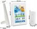 Метеостанция беспроводная домашняя с 3 датчикомы Baldr BD-906 WHITE А65345 фото 3
