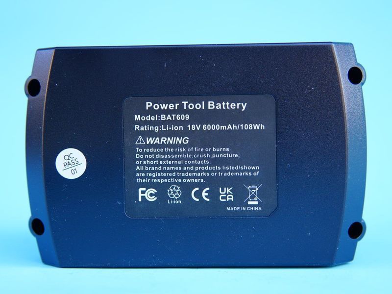 Потужний акумулятор 18V 6.0Ah для електроінструментів BOSCH серій BAT609&ndash;BAT622 А835457657 фото