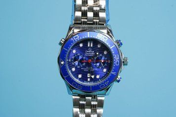 Механические часы Omega Seamaster Blue AAA &ndash; стильные мужские наручные часы с автоподзаводом А324354676 фото