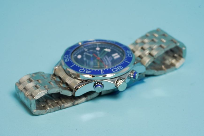 Механические часы Omega Seamaster Blue AAA &ndash; стильные мужские наручные часы с автоподзаводом А324354676 фото
