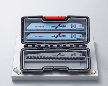 Набір полотен Bosch для шабельної пилки, 15 предметів, для дерева, металу та універсального різання s12 6443 фото