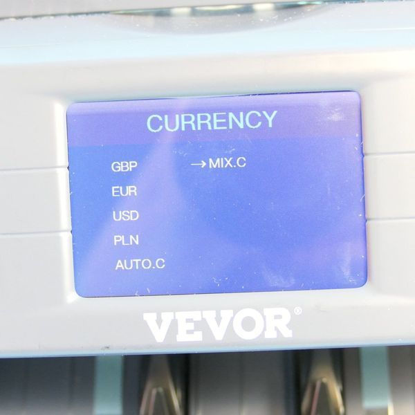 Лічильник Банкнот з Авто Визначенням Номіналу VEVOR SH-07C Сортувальник r7 3993 фото
