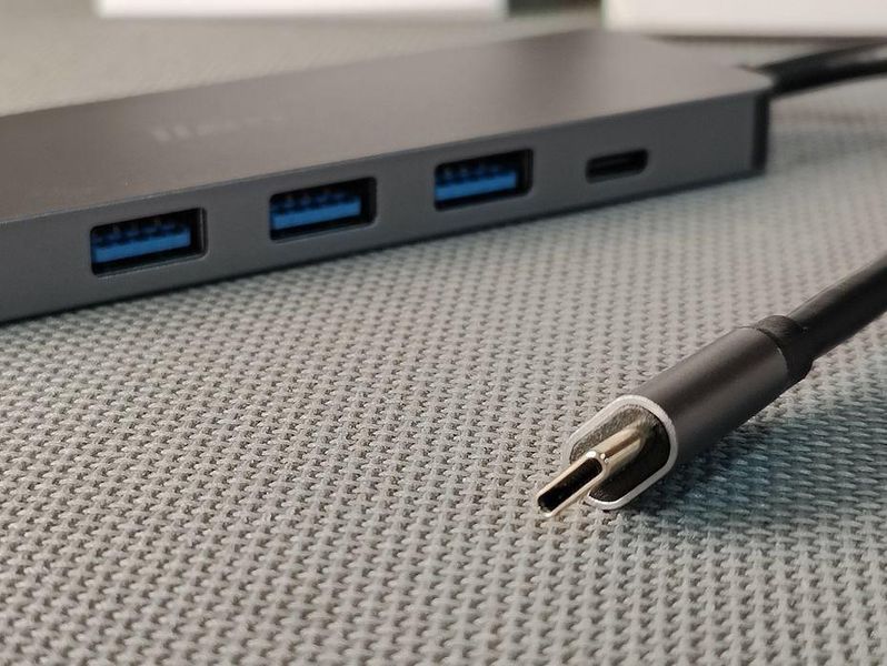 USB хаб 5-в-1 Type-C 3.0 з алюмінієвим корпусом &ndash; зручне підключення без обмежень 55557434 фото