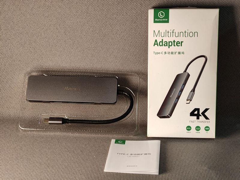 USB хаб 5-в-1 Type-C 3.0 з алюмінієвим корпусом &ndash; зручне підключення без обмежень 55557434 фото