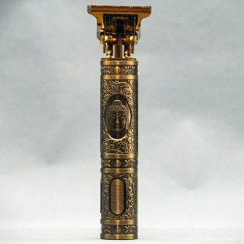 Профессиональный триммер HIENA Vintage T9 в металлическом корпусе и tupe C USB Buddha Б2225 555434678 фото