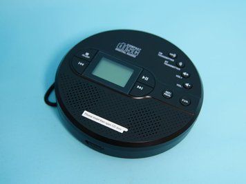 Портативний CD-програвач GREADIO &mdash; Bluetooth, FM, USB, AUX з акумулятором 2000 мАч та ЖК-дисплеєм A346758 фото