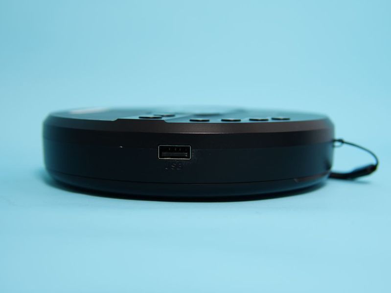 Портативный CD-проигрыватель GREADIO &mdash; Bluetooth, FM, USB, AUX с аккумулятором 2000 мАч и ЖК-дисплеем A346758 фото
