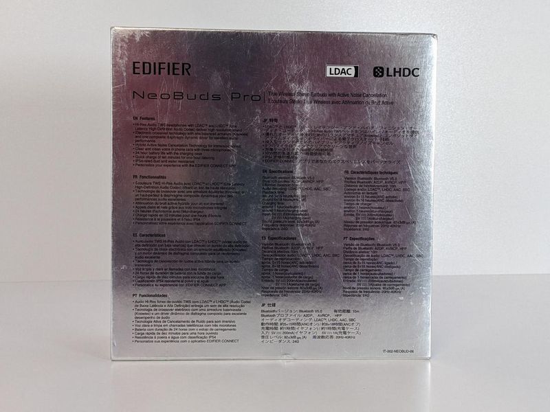 Гибридные наушники из LHDC, ANC 42dB, hi-res EDIFIER Neobuds Pro А664345566 фото